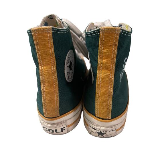 Converse X Golf Wang High Mens Size 7 Women’s Sz 9 Green - Picture 3 of 7